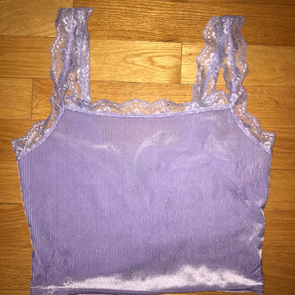 Forever 21 Lavender velvet tank top